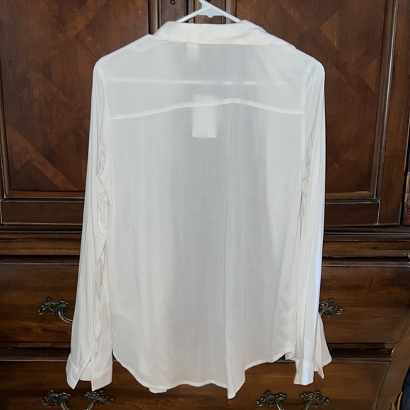 NEW White Button Up - Picture 2 of 3